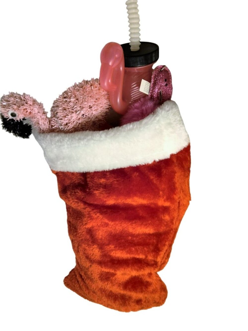 Girls Christmas Flamingo Stocking Ready Made lot Craft Kits Kite Bead Craft Kits